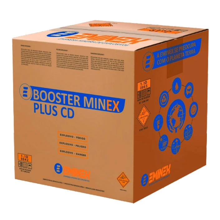 Embalagem Booster Minex Plus CD