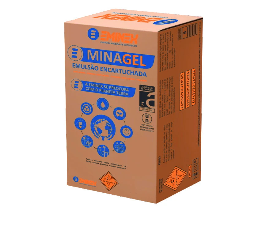 Embalagem Minagel do catálogo EMINEX